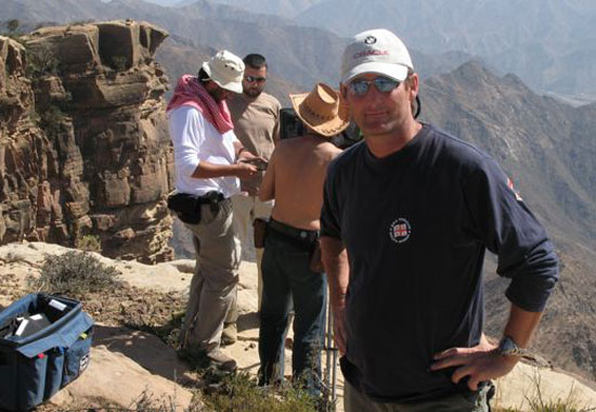 The Network CEO Duncan Robson on location in Saudi Arabia